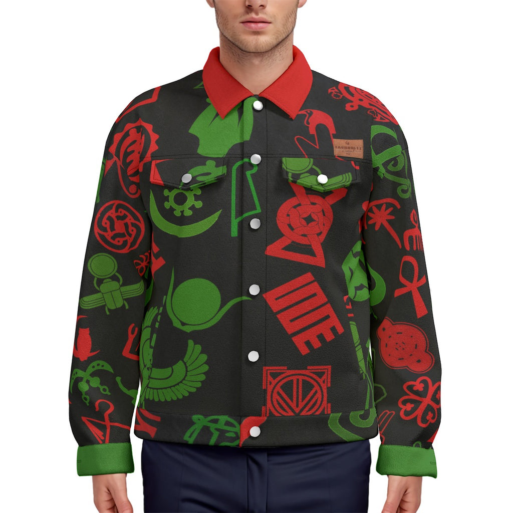 KMT WORLD Unisex Lapel Jacket Cotton