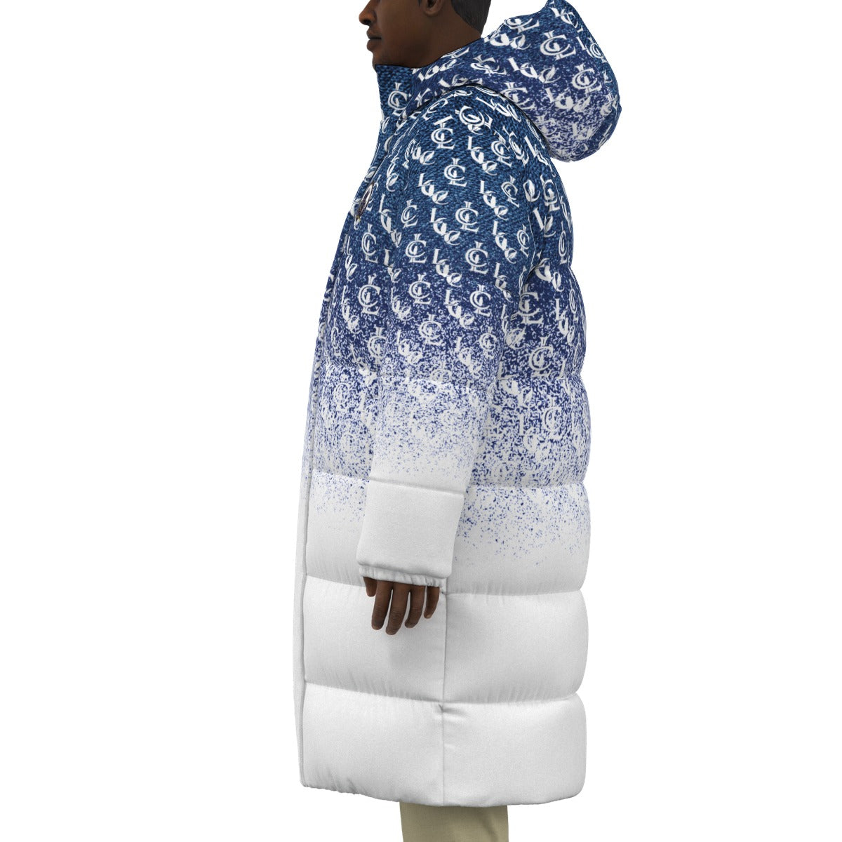 NEW RICH DENIM Unisex Long Down Jacket