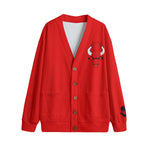 HATHOR BULLS Unisex Cardigan With Button Closure