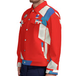 FRANCE RED Unisex Lapel Jacket