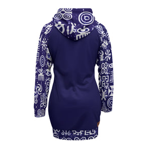 ADINKRA MXBLUE Women's Hoodie