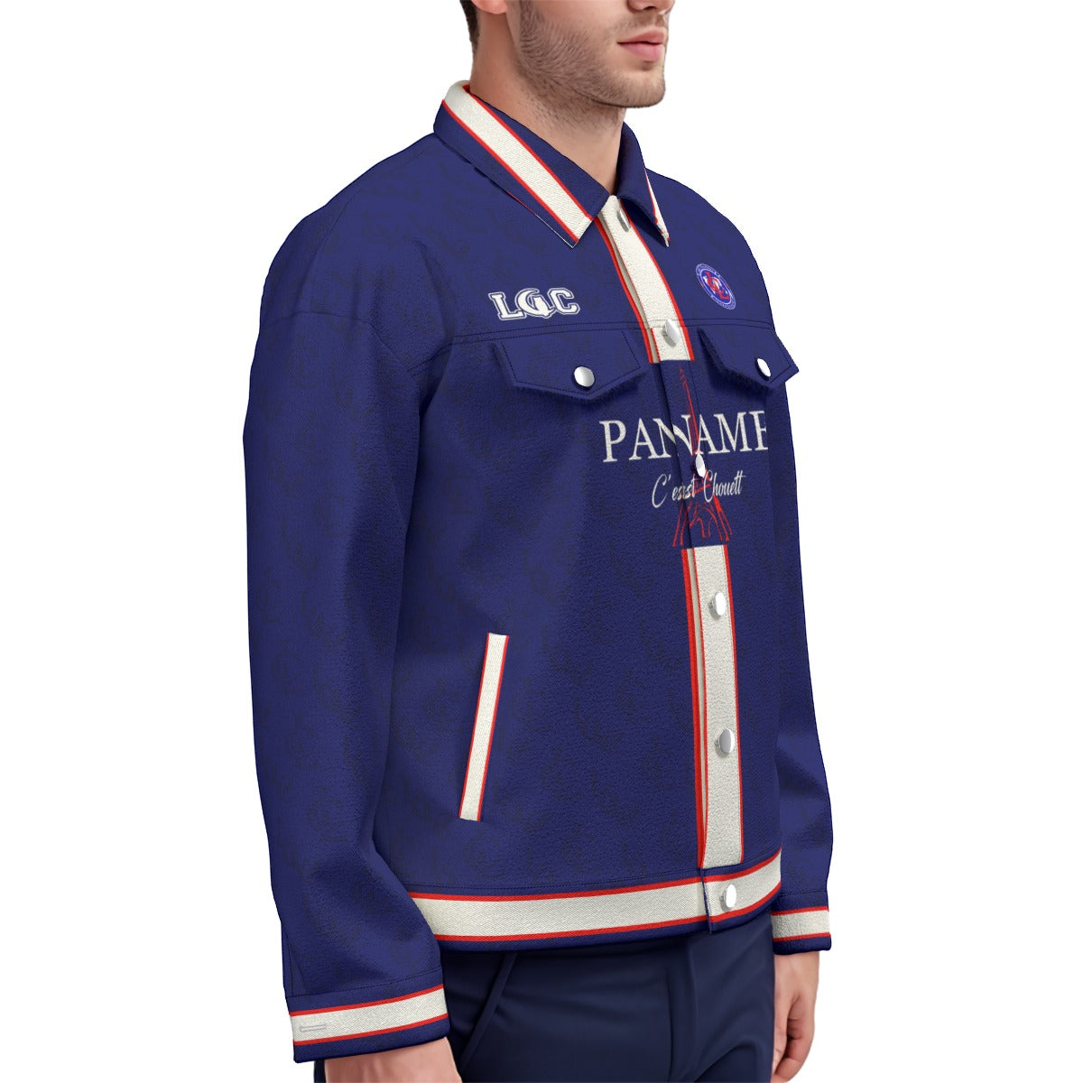 PANAME C'EST CHOUETT Unisex Lapel Jacket Cotton