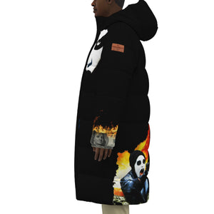 DEAD PRESIDENT Unisex Long Down Jacket