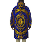 LCC RICH BLUE Unisex Long Down Jacket