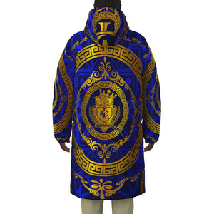LCC RICH BLUE Unisex Long Down Jacket