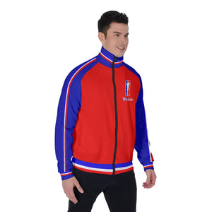 WESTSIDE BI-COLORS Men's Stand Collar Jacket