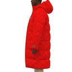 LCC RED Unisex Long Down Jacket