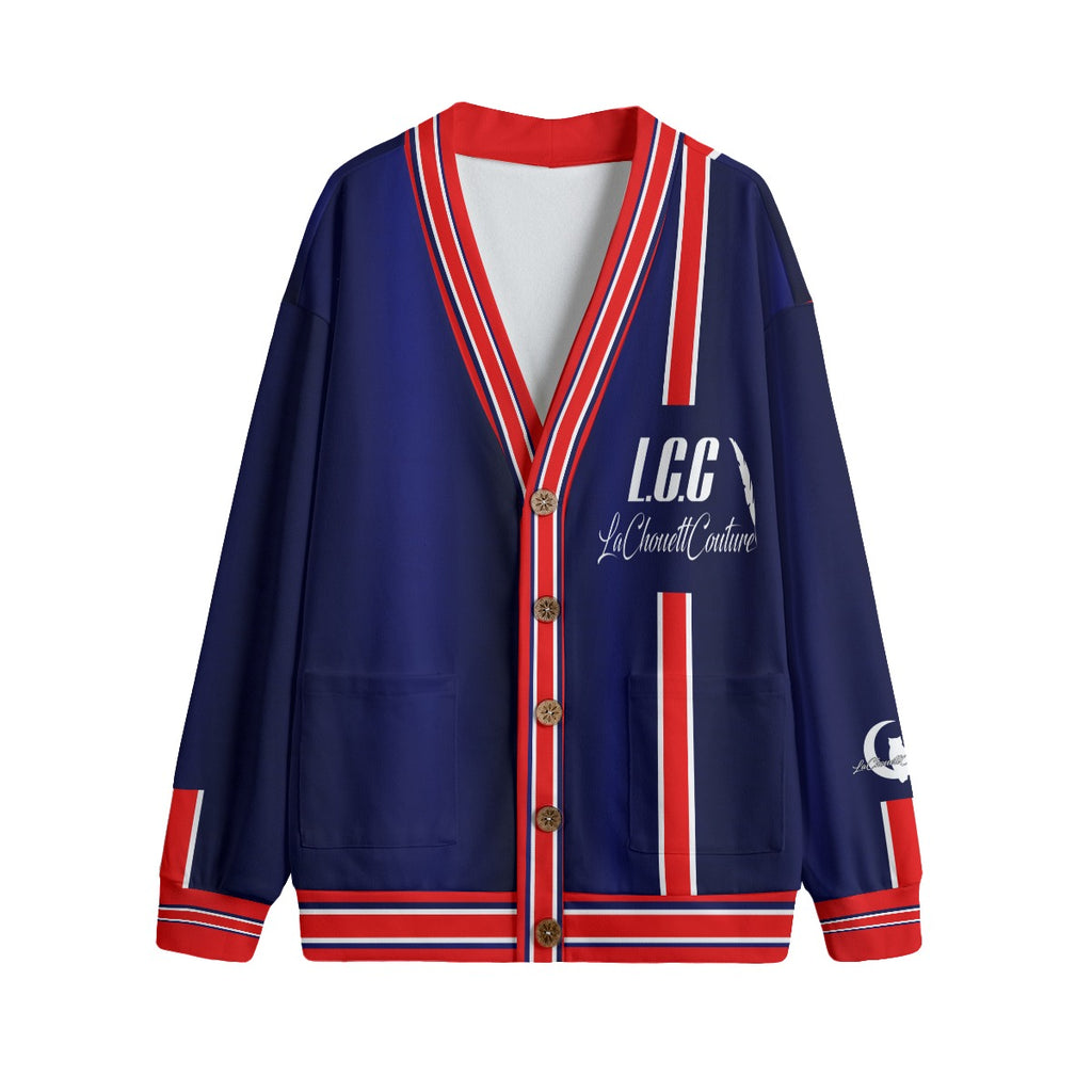 FC PANAME Unisex V-neck Cardigan With Button Closure