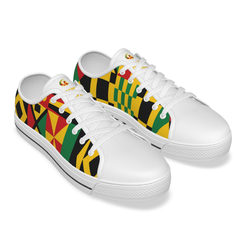 KENTE BUTAN Children's Canvas Shoes