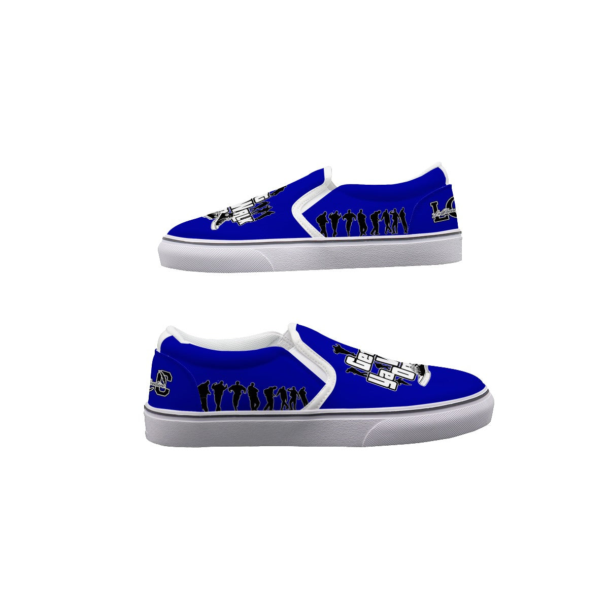 GET YA WALK ON BLUE Men's Slip On Sneakers
