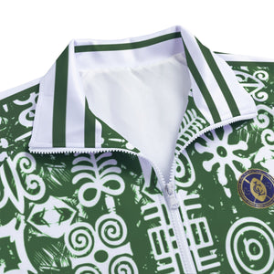 ADINKRA MXGRN Unisex Stand Collar Jacket