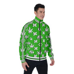 LCC WEEDY GREEN Men's Stand Collar Jacket