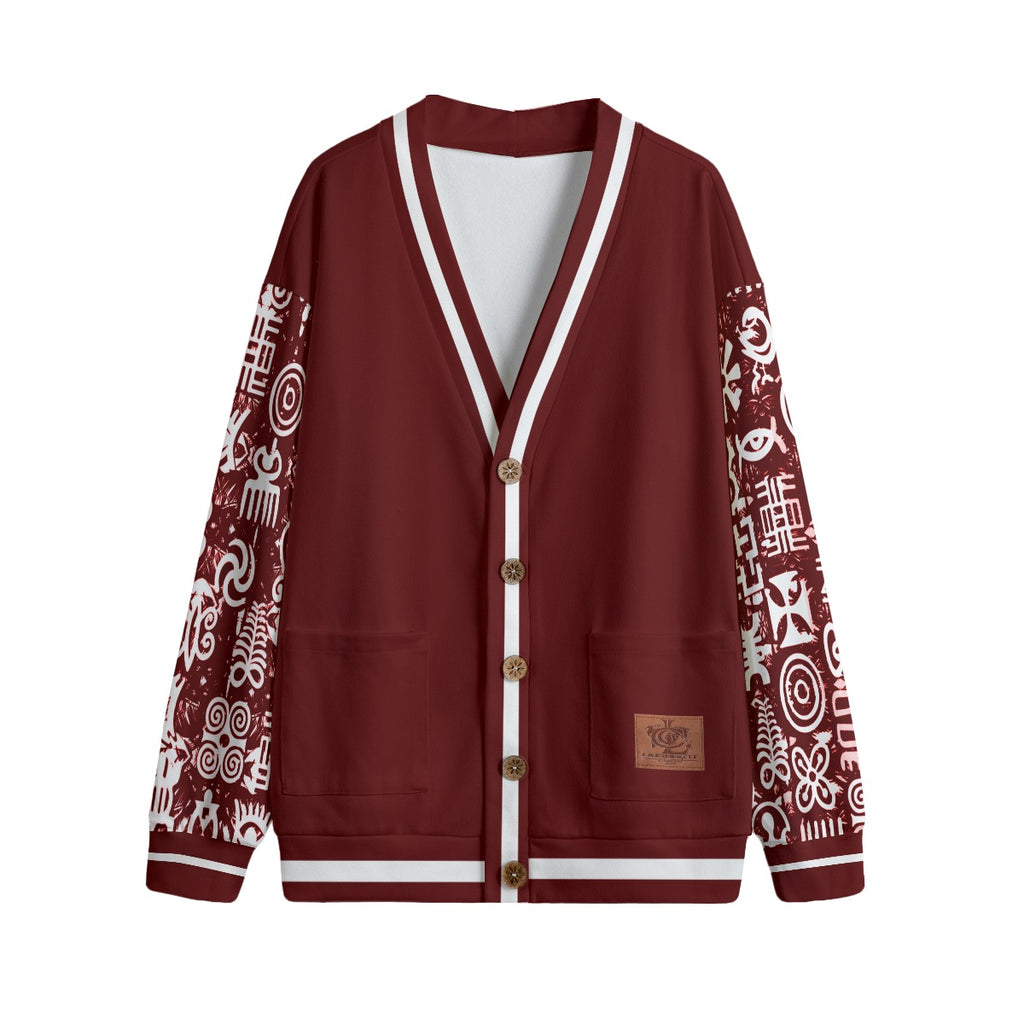 ADINKRA MXBRDX Unisex Knitted  Cardigan