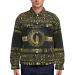 HIEROGLYPH DELUXE Unisex Lapel Jacket | Cotton