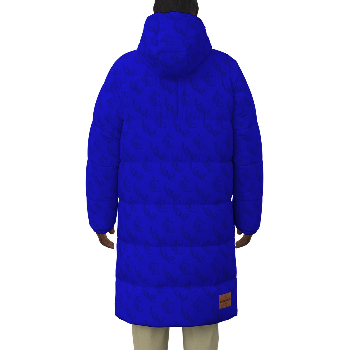 LCC BLUE Unisex Long Down Jacket