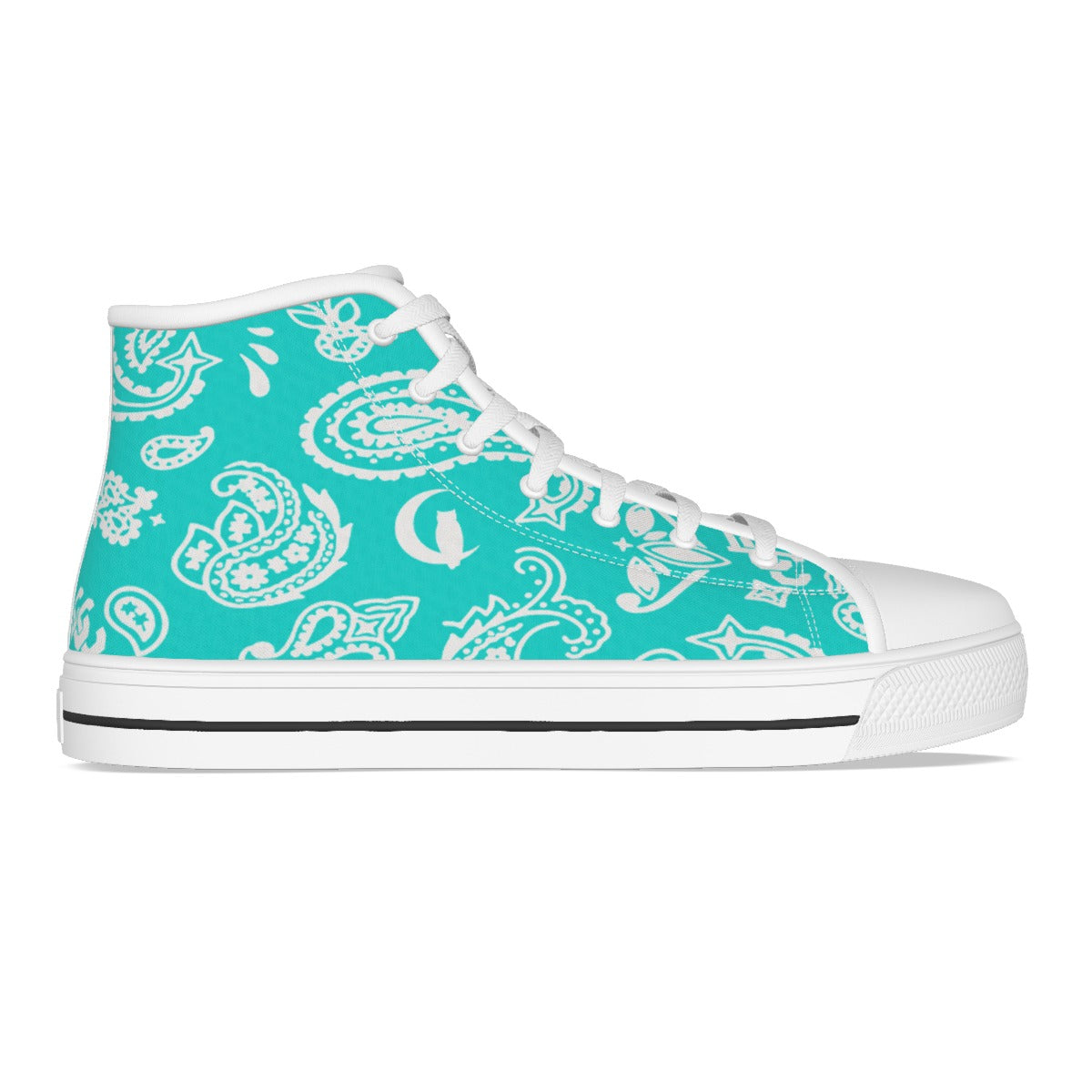 BANDANA PAISLEY TRQSE High Canvas Shoes