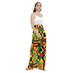 kente butan Women's High Waist Wide Leg Trousers