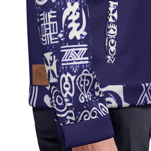 ADINKRA MXBLUE Unisex Lapel Jacket