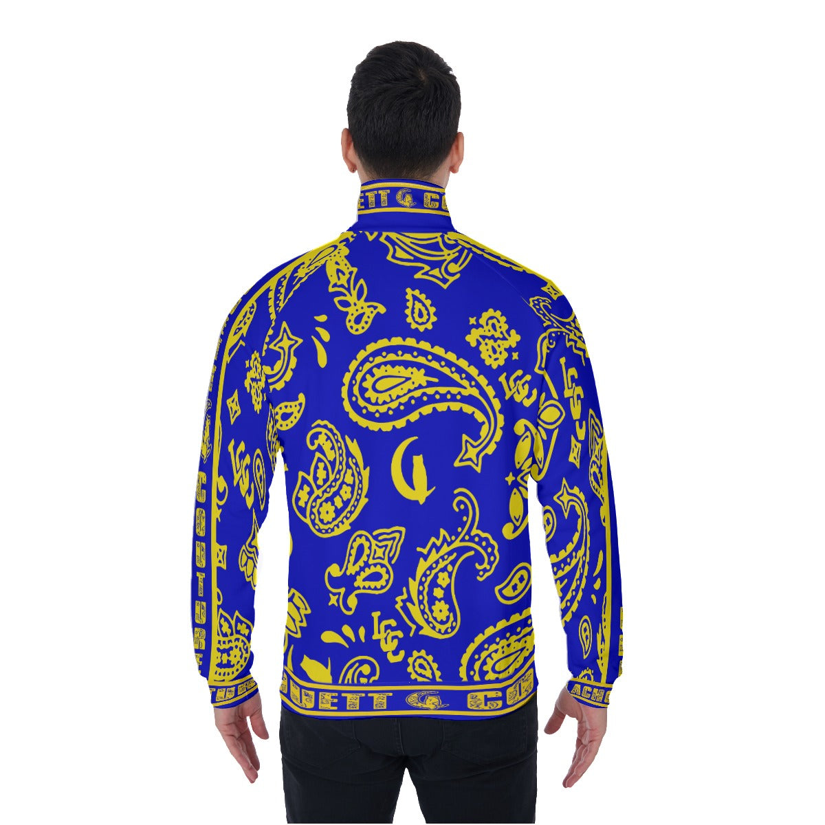 BANDANA PAISLEY SLAUSON Men's Stand Collar Jacket