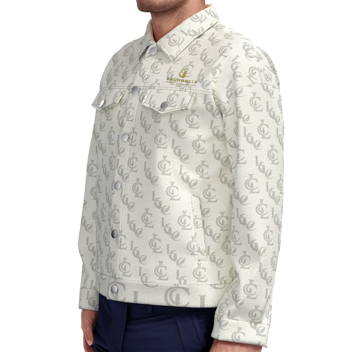 LCC WHT Unisex Lapel Jacket  Cotton