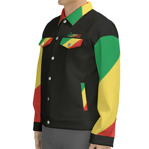 REPUBLIC OF CONGO Unisex Lapel Jacket