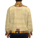 NIL KENTE Unisex Lapel Jacket