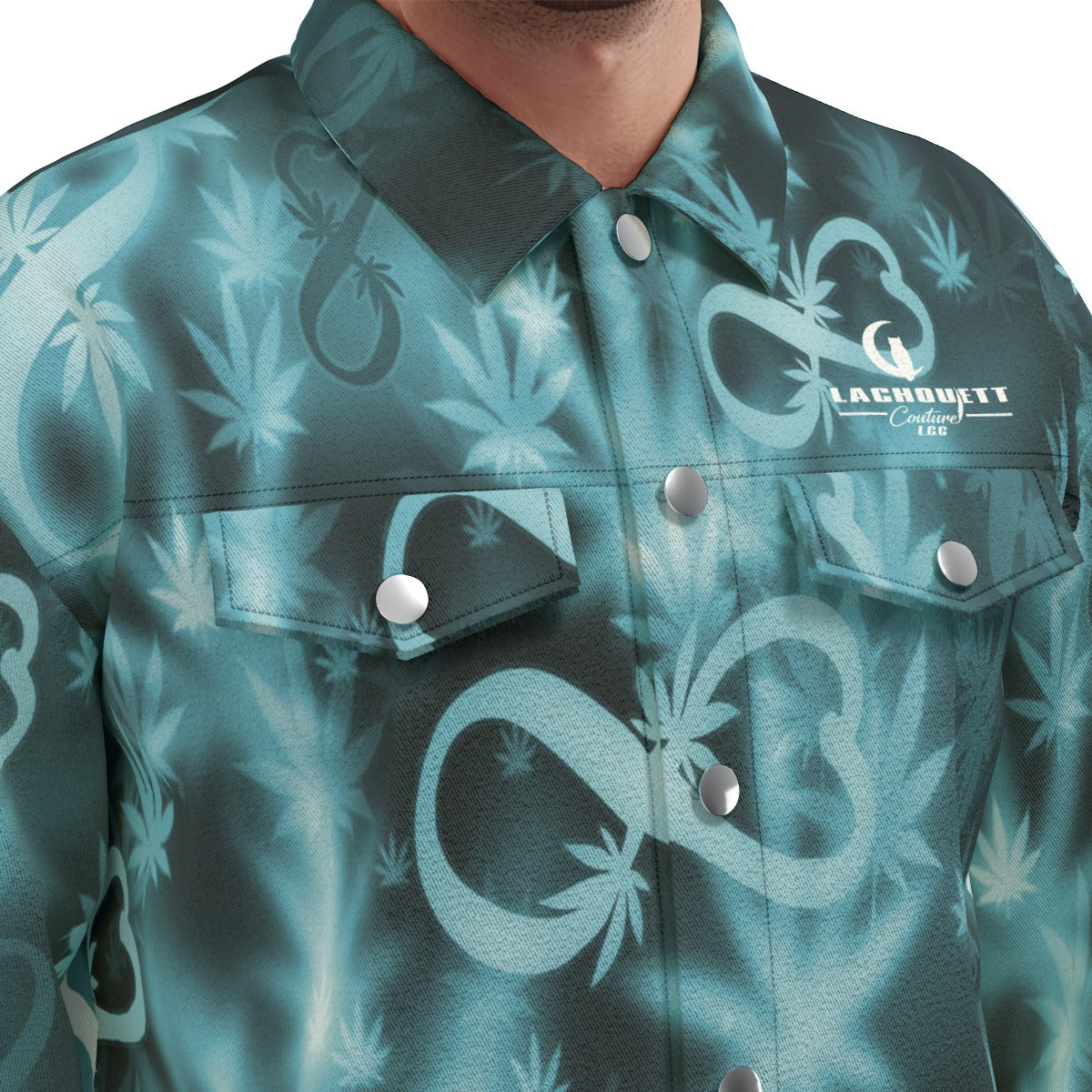 INFINITY BLUE Unisex Lapel Jacket