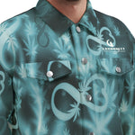 INFINITY BLUE Unisex Lapel Jacket