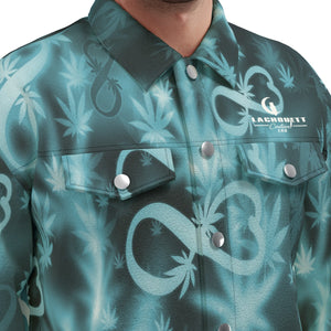 INFINITY BLUE Unisex Lapel Jacket