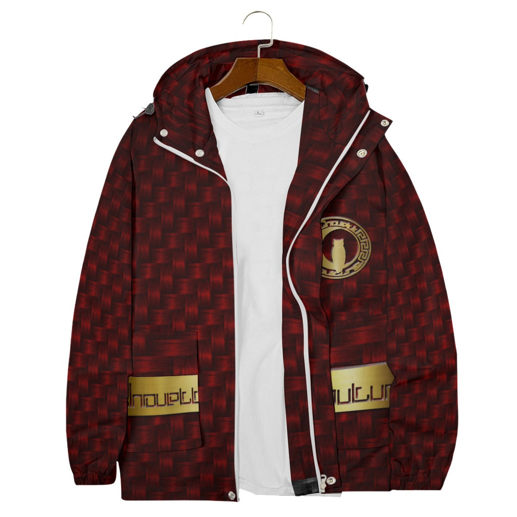 DELUXE BRDX Windbreaker With Zipper Closure And Snap Button