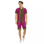 PRIVILEGE PRPLE Men's Short Sleeve Shirt Sets