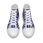 BANDANA PAISLEY NAVY High Canvas Shoes
