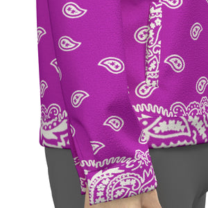 BANDANA FULLY GRAPES Unisex Lapel Jacket