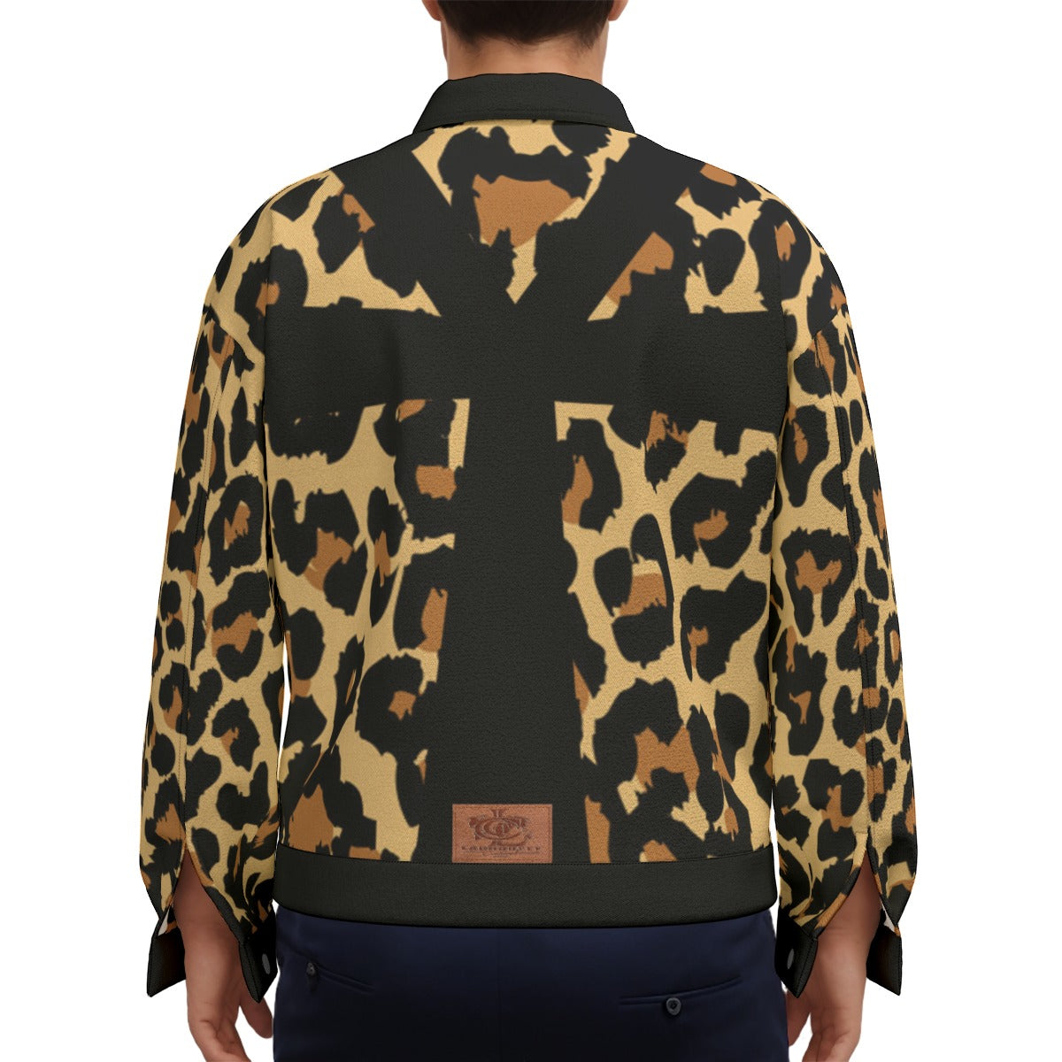 CHEETAH ANKH  Unisex Lapel Jacket
