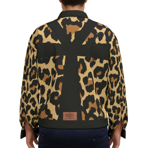 CHEETAH ANKH  Unisex Lapel Jacket