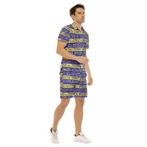 HIEROGLYPH GOLDEN Men's Short Sleeve Shirt Sets