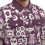 ADINKRA MIXGRAPES Unisex Lapel Jacket