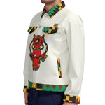 HATHOR KENTE Unisex Lapel Jacket Cotton