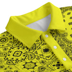 BANDANA MIX L.K Unisex Lapel Collar Sweater