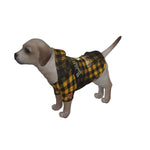 DUSTY PLAID YLW Dog's Pullover Hoodie