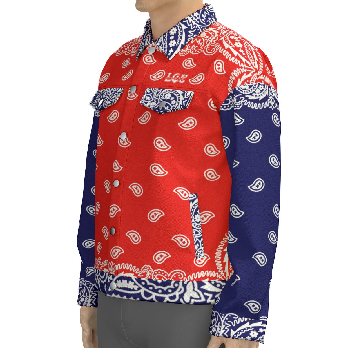 BANDANA FULLY GANG UNIT Unisex Lapel Jacket