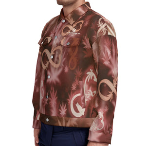 INFINITY RED Unisex Lapel Jacket