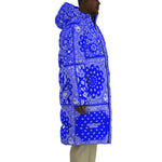 BANDANA MIX Cs'UP Unisex Long Down Jacket