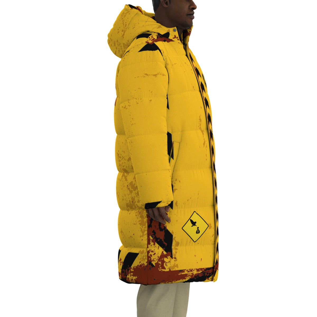 BEWARE THE OWL Unisex Long Down Jacket