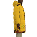 BEWARE THE OWL Unisex Long Down Jacket
