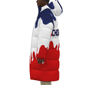 DRIPPIN WATER Unisex Long Down Jacket
