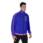 WESTSIDE BLUE Men's Stand Collar Jacket