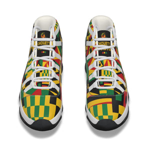 KENTE BUTAN FULLY High Top Basketball Shoes