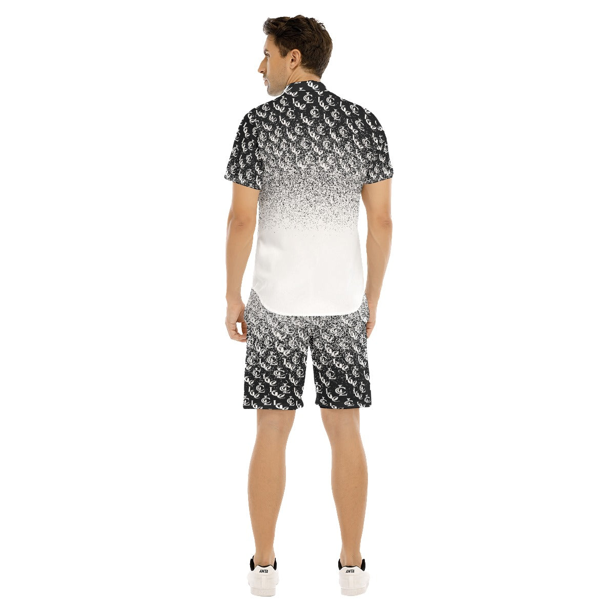 LCC NEW RICH BLC Men's Short Sleeve Shirt Set