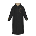 KING LACHOUETT Men's Long Fleece Zip Up Windbreaker